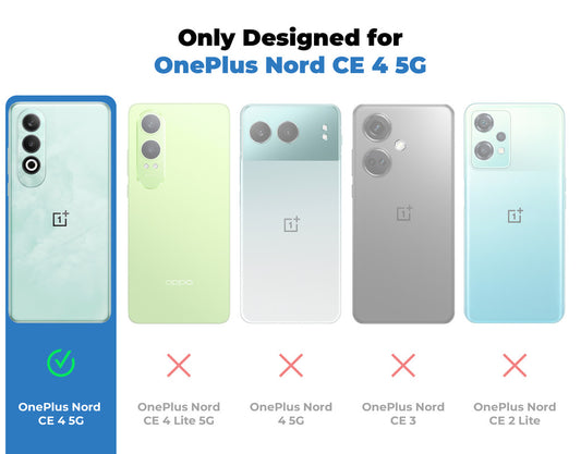 Premium Matte Silicone Back Cover for OnePlus Nord CE 4 5G