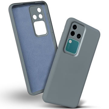 Premium Matte Silicone Back Cover for Vivo V30 5G