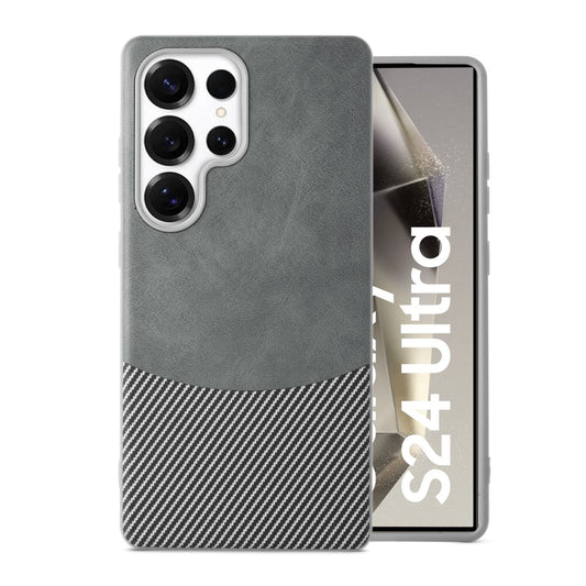 Modern Hybrid PU Leather With Checks Design Back Case For Samsung S Series with Sophisticated Style