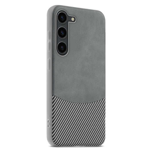 Modern Hybrid PU Leather With Checks Design Back Case For Samsung S Series with Sophisticated Style