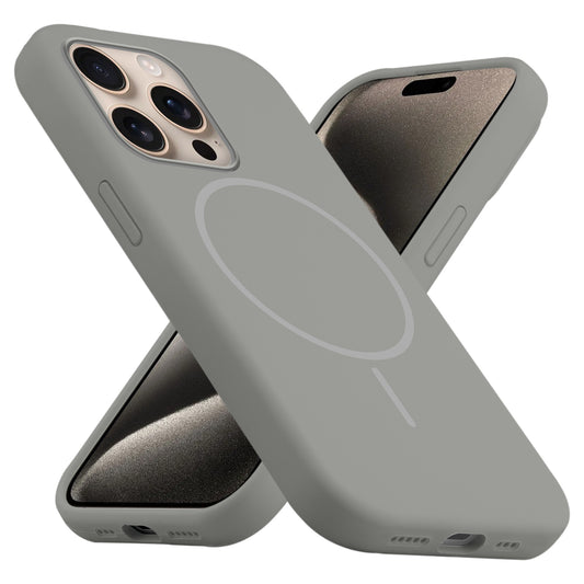 MagSafe Compatible Liquid Silicone Case For Apple iPhone 15 Pro Max