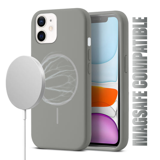 MagSafe Compatible Liquid Silicone Case For Apple iPhone 11