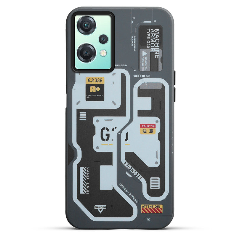 Mechanical Circuit Print Hard Back Cover For OnePlus Nord CE 2 Lite 5G