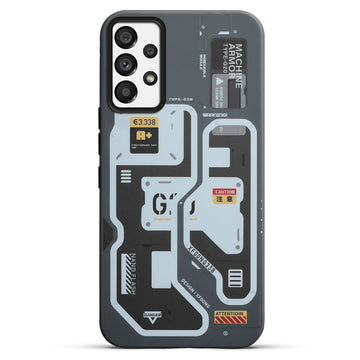 Mechanical Circuit Print Hard Back Cover For Samsung A73 5G