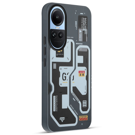 Circuit Printed Hard Back Cover Case For Oppo Reno 10 5G