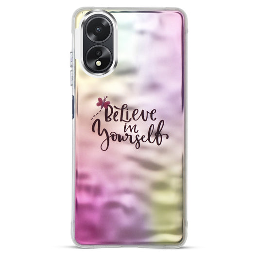 Wrinkle & Artistic Wave Printed Phone Case For Oppo A18