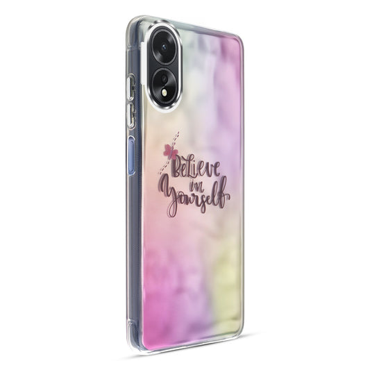 Wrinkle & Artistic Wave Printed Phone Case For Oppo A18