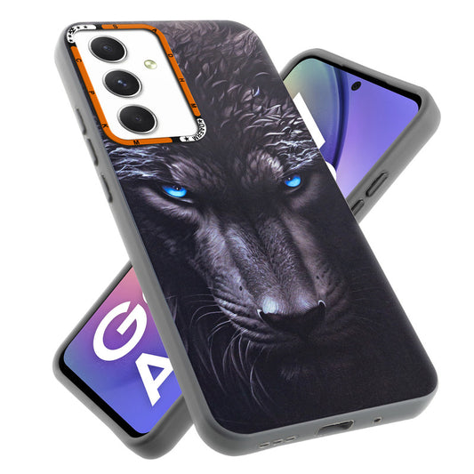 Dark Elegant Wild Creatures Printed Back Cases For Samsung A54 5G