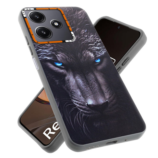 Dark Elegant Wild Creatures Printed Back Cases For Redmi 12 5G