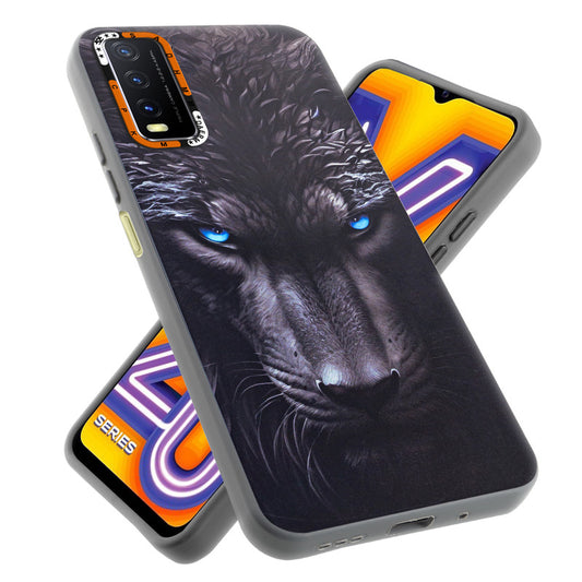 Dark Elegant Wild Creatures Printed Back Cases For Vivo Y20