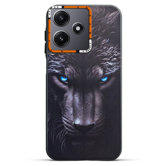 Dark Elegant Wild Creatures Printed Back Cases For Redmi 12 5G