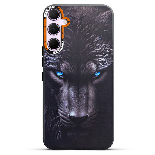 Dark Elegant Wild Creatures Printed Back Cases For Samsung S24 5G
