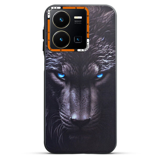 Dark Elegant Wild Creatures Printed Back Cases For Vivo Y35 4G