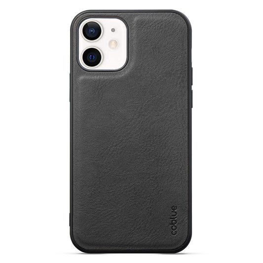 Elegant Leather Finish Back Cover for Apple iPhone 12