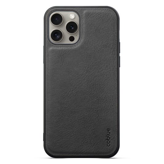 Elegant Leather Finish Back Cover for Apple iPhone 12 Pro