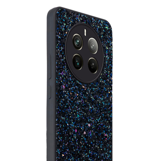 Sparkling Glitter Sequin Case with Camera Shield Back Cover For Realme 12 Pro Plus 5G