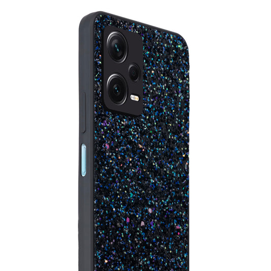Sparkling Glitter Sequin Case with Camera Shield Back Cover For Redmi Note 12 Pro Plus 5G
