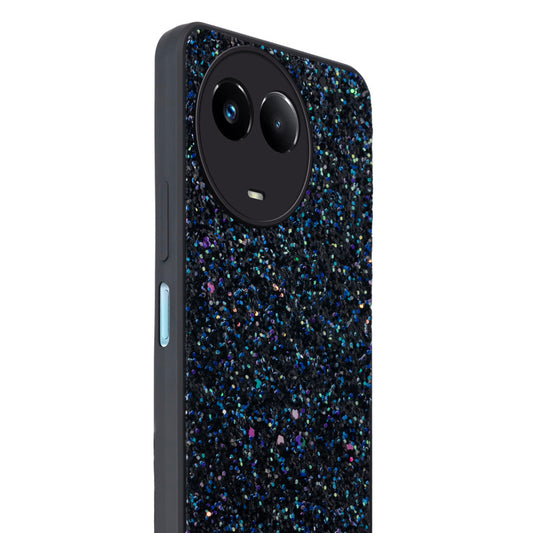 Sparkling Glitter Sequin Case with Camera Shield Back Cover For Realme C67 5G