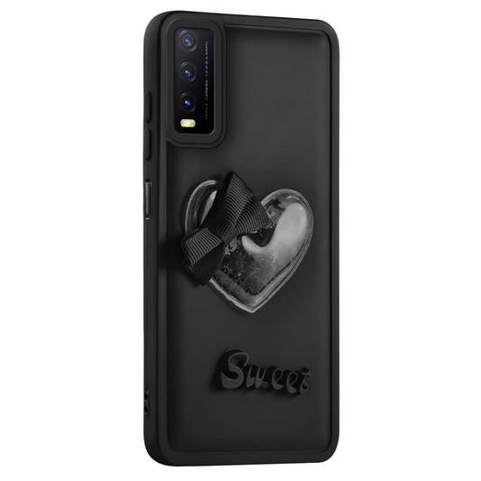 Bow Heart Cute Phone Back Cover for Vivo Y20