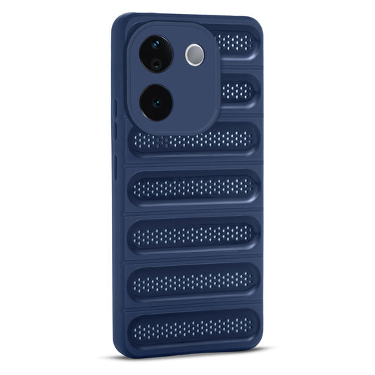 Advanced Perforated Breathable With Rugged Back Cover Case For Vivo T3 Pro 5G