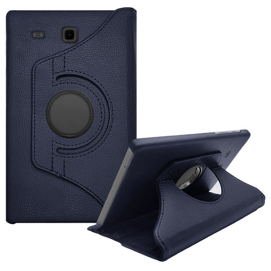 360 Degree Rotating PU Leather Tablet Flip Cover For Samsung Galaxy Tab E  SM-T560