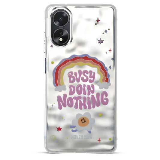 Wrinkle & Artistic Wave Printed Phone Case For Oppo A18