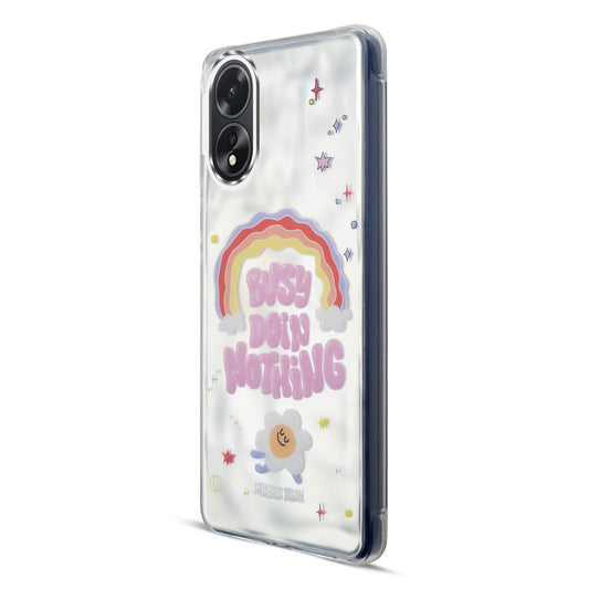 Wrinkle & Artistic Wave Printed Phone Case For Oppo A18