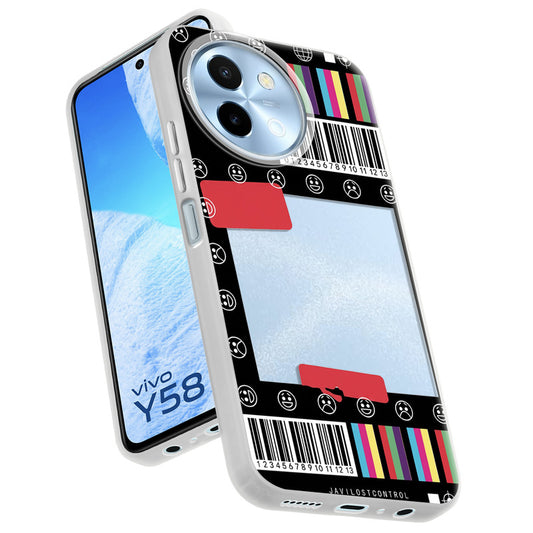 Designer Cover Case with Customizable Transparent Slot for Personalised Photos For Vivo Y58 5G