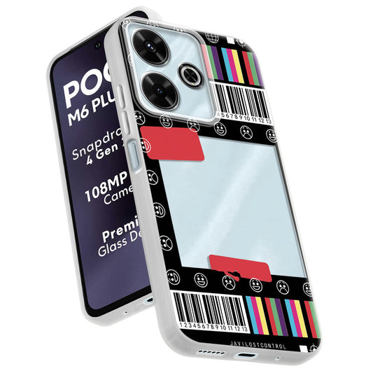 Designer Cover Case with Customizable Transparent Slot for Personalised Photos For Poco M6 Plus 5G