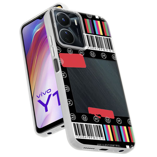 Designer Cover Case with Customizable Transparent Slot for Personalised Photos For Vivo Y16