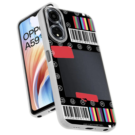 Designer Cover Case with Customizable Transparent Slot for Personalised Photos For Oppo A59 5G
