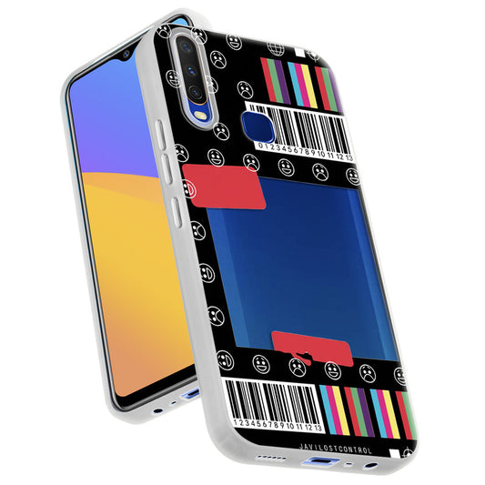 Designer Cover Case with Customizable Transparent Slot for Personalised Photos For Vivo Y12