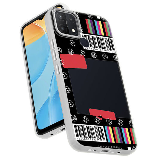 Designer Cover Case with Customizable Transparent Slot for Personalised Photos For Oppo A15