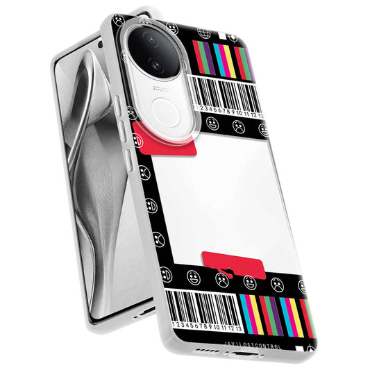 Designer Cover Case with Customizable Transparent Slot for Personalised Photos For Vivo V50e 5G