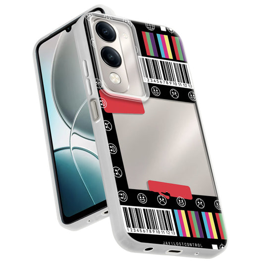 Designer Cover Case with Customizable Transparent Slot for Personalised Photos For Vivo Y19e