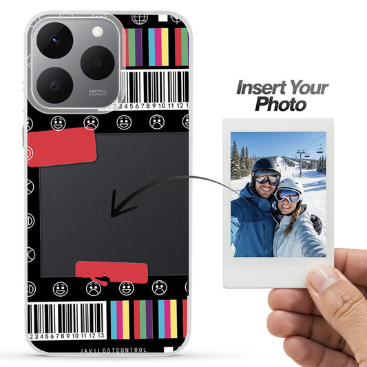 Designer Cover Case with Customizable Transparent Slot for Personalised Photos For Realme 15T 5G