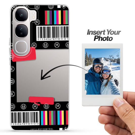 Designer Cover Case with Customizable Transparent Slot for Personalised Photos For Vivo Y300 5G