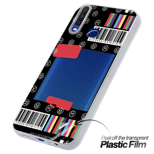 Designer Cover Case with Customizable Transparent Slot for Personalised Photos For Vivo Y15
