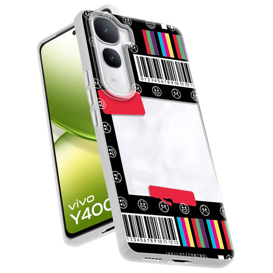 Designer Cover Case with Customizable Transparent Slot for Personalised Photos For Vivo Y400 5G