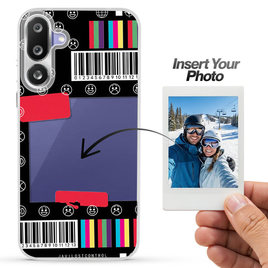 Designer Cover Case with Customizable Transparent Slot for Personalised Photos For Samsung F56 5G