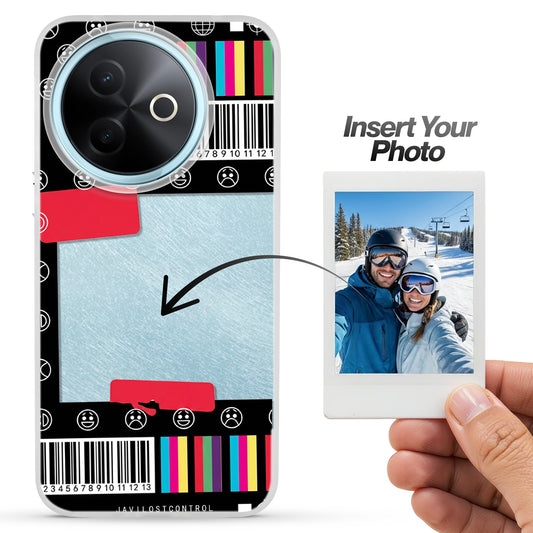 Designer Cover Case with Customizable Transparent Slot for Personalised Photos For Vivo Y39 5G