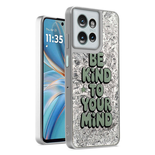 Shining Glossy Gradient Glitter Phone Back Cover Case for Motorola G75 5G