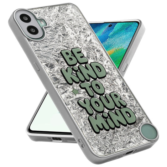 Shiny Foil Design Printed Back Case for CMF by Nothing Phone 1 With Soft Edges with Glossy Semi-Hard Back