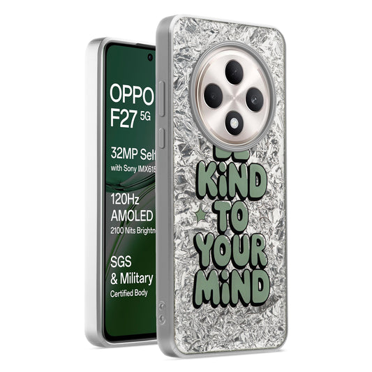 Shiny Foil Back Case for Oppo F27 5G