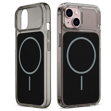 Silicone Hybrid Hard Back Cover with Wireless Charging Support for Apple iPhone 13