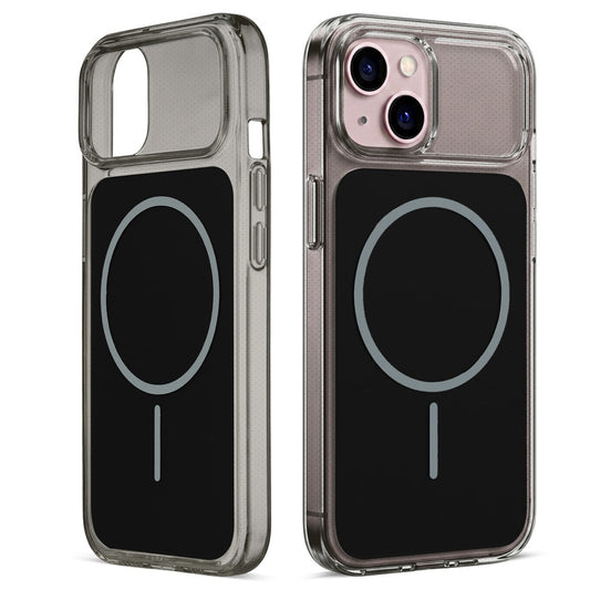 Silicone Hybrid Hard Back Cover with Wireless Charging Support for Apple iPhone 13