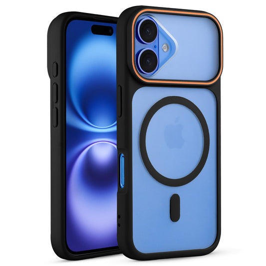 Premium MagSafe Case for Apple iPhone 16 Plus with Frosted Back, Soft Silicone Edges & Raised Camera Protection