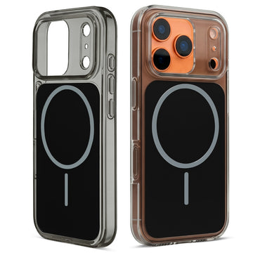 Silicone Hybrid Hard Back Cover with Wireless Charging Support for Apple iphone 17 Pro Max