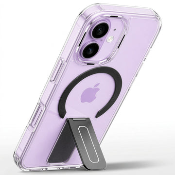 Clear Case with Kickstand & Wireless Charging Support For Apple iPhone 17