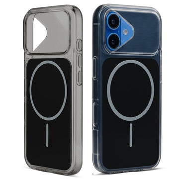 Silicone Hybrid Hard Back Cover with Wireless Charging Support for Apple iPhone 17
